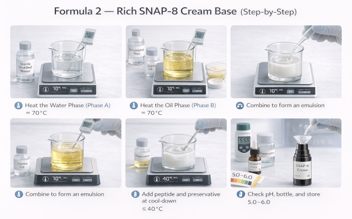 snap-8 cream formula instructions